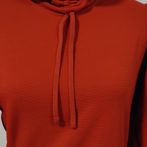 Columbia Women's Firwood Ottoman Pullover Sz Xs Orange Turtle Neck - Picture 4 of 12